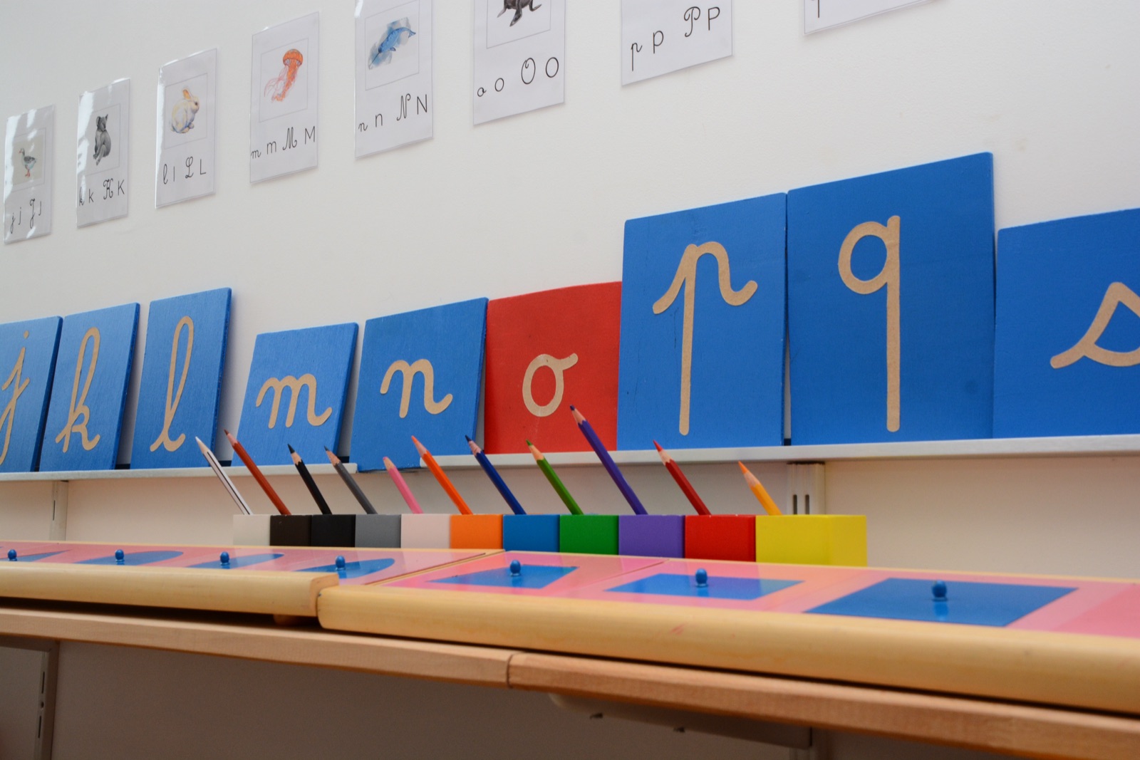 Lettres rugueuses Montessori